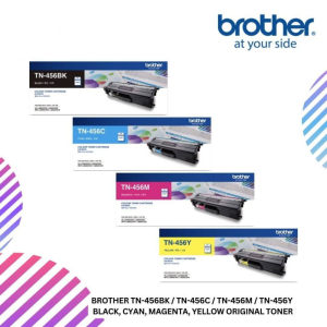 BROTHER TN-456BK / TN-456C / TN-456M / TN-456Y  Black, Cyan, Magenta, Yellow Original Toner