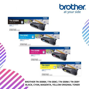 BROTHER TN-359BK / TN-359C / TN-359M / TN-359Y  Black, Cyan, Magenta, Yellow Original Toner