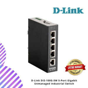 D-Link DIS-100G-5W 5-Port Gigabit Unmanaged Industrial Switch