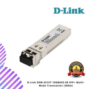 D-Link DEM-431XT 10GBASE-SR SFP+ Multi-Mode Transceiver (300m)