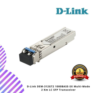 D-Link DEM-312GT2 1000BASE-SX Multi-Mode 2 Km LC SFP Transceiver