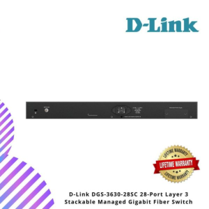 D-Link DGS-3630-28SC 28-Port Layer 3 Stackable Managed Gigabit Fiber Switch