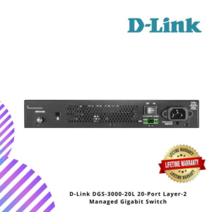 D-Link DGS-3000-20L 20-Port Layer-2 Managed Gigabit Switch