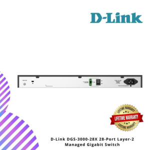 D-Link DGS-3000-28X 28-Port Layer-2 Managed Gigabit Switch