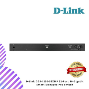 D-Link DGS-1250-52XMP 52-Port 10-Gigabit Smart Managed PoE Switch