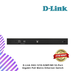 D-Link DGS-1210-52MP/ME 52-Port Gigabit PoE Metro Ethernet Switch
