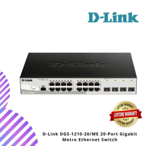 D-Link DGS-1210-20/ME 20-Port Gigabit Metro Ethernet Switch