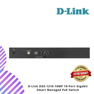 D-Link DGS-1210-10MP 10-Port Gigabit Smart Managed PoE Switch