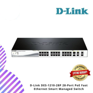 D-Link DES-1210-28P 28-Port PoE Fast Ethernet Smart Managed Switch