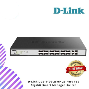 D-Link DGS-1100-26MP 26-Port PoE Gigabit Smart Managed Switch