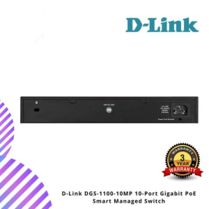 D-Link DGS-1100-10MP 10-Port Gigabit PoE Smart Managed Switch