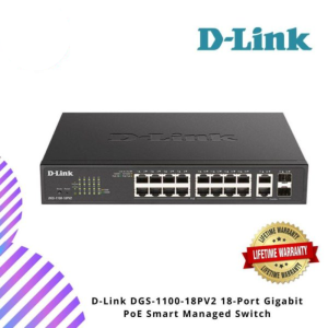 D-Link DGS-1100-18P 18-Port Gigabit PoE Smart Managed Switch