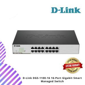 D-Link DGS-1100-16 16-Port Gigabit Smart Managed Switch