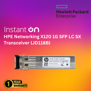 HPE Networking X120 1G SFP LC SX Transceiver (JD118B)