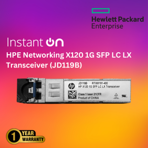 HPE Networking X120 1G SFP LC LX Transceiver (JD119B)