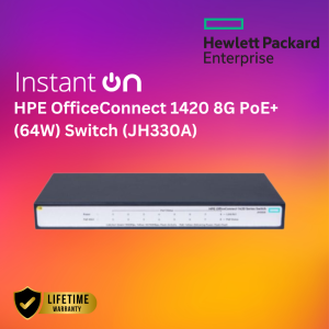 HPE OfficeConnect 1420 8G PoE+ (64W) Switch (JH330A)