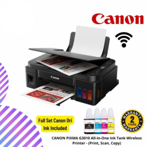 CANON PIXMA G3010 All-In-One Ink Tank Wireless Printer