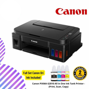 Canon PIXMA G2010 All in One Ink Tank Printer - (Print, Scan, Copy)