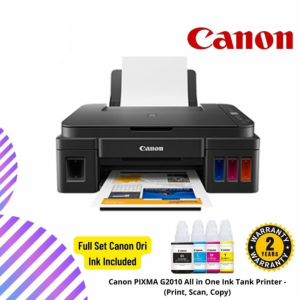 Canon PIXMA G2010 All in One Ink Tank Printer - (Print, Scan, Copy)