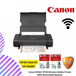 Canon PIXMA TR150 Wireless Mobile Printer (With Removable Battery)