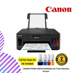 CANON PIXMA G5070 Refillable Ink Tank Wireless Printer