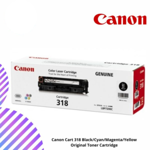 Canon Cart 318 Black/Cyan/Magenta/Yellow Original Toner Cartridge