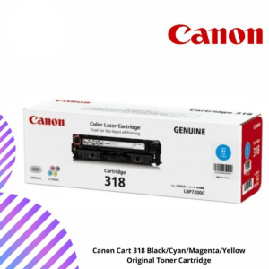 Canon Cart 318 Black/Cyan/Magenta/Yellow Original Toner Cartridge