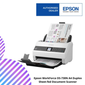 Epson WorkForce DS-730N A4 Duplex Sheet-fed Document Scanner