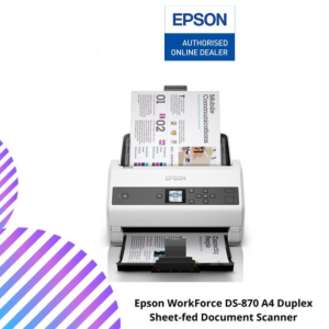 Epson WorkForce DS-870 A4 Duplex Sheet-fed Document Scanner