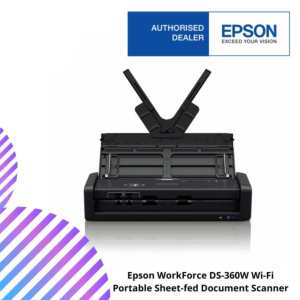Epson WorkForce DS-360W Wi-Fi Portable Sheet-fed Document Scanner