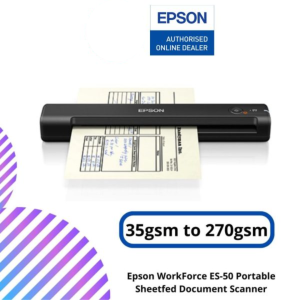 Epson WorkForce ES-50 Portable Sheetfed Document Scanner