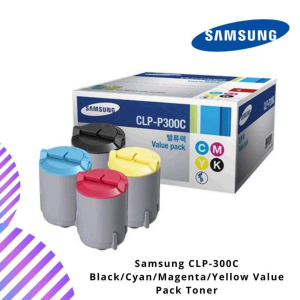 Samsung CLP-300C Black/Cyan/Magenta/Yellow Value Pack Toner