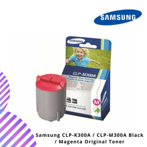 Samsung CLP-K300A / CLP-M300A Black / Magenta Original Toner