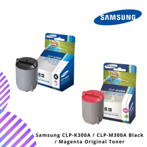 Samsung CLP-K300A / CLP-M300A Black / Magenta Original Toner