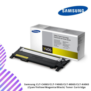 Samsung CLT-C406S/CLT-Y406S/CLT-M06S/CLT-K406S (Cyan/Yellow/Magenta/Black) Toner Cartridge