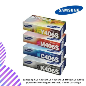 Samsung CLT-C406S/CLT-Y406S/CLT-M06S/CLT-K406S (Cyan/Yellow/Magenta/Black) Toner Cartridge