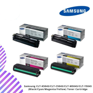 Samsung CLT-K504S/CLT-C504S/CLT-M504S/CLT-Y504S  (Black/Cyan/Magenta/Yellow) Toner Cartridge