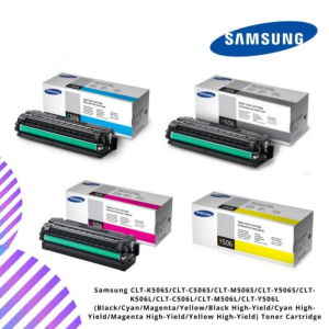 Samsung CLT-K506S/CLT-C506S/CLT-M506S/CLT-Y506S/CLT-K506L/CLT-C506L/CLT-M506L/CLT-Y506L (Black/Cyan/Magenta/Yellow/Black High-Yield/Cyan High-Yield/Magenta High-Yield/Yellow High-Yield) Toner Cartridge