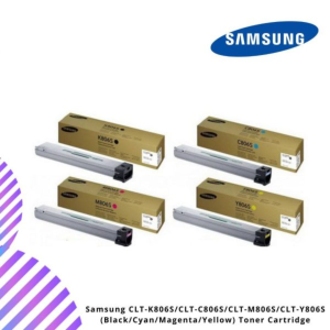 Samsung CLT-K806S/CLT-C806S/CLT-M806S/CLT-Y806S (Black/Cyan/Magenta/Yellow) Toner Cartridge