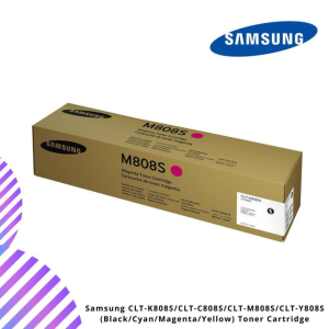 Samsung CLT-K808S/CLT-C808S/CLT-M808S/CLT-Y808S (Black/Cyan/Magenta/Yellow) Toner Cartridge