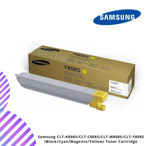 Samsung CLT-K808S/CLT-C808S/CLT-M808S/CLT-Y808S (Black/Cyan/Magenta/Yellow) Toner Cartridge