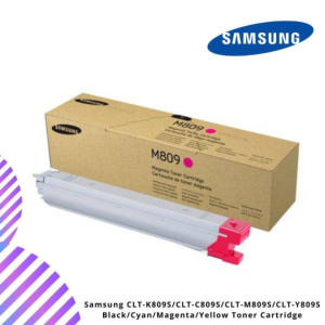 Samsung CLT-K809S/CLT-C809S/CLT-M809S/CLT-Y809S Black/Cyan/Magenta/Yellow Toner Cartridge
