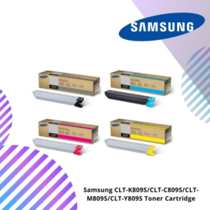 Samsung CLT-K809S/CLT-C809S/CLT-M809S/CLT-Y809S Black/Cyan/Magenta/Yellow Toner Cartridge