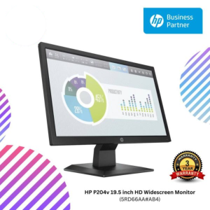 HP P204v 19.5 inch HD Widescreen Monitor (5RD66AA#AB4)