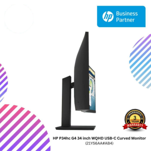 HP P34hc G4 34 inch WQHD USB-C Curved Monitor (21Y56AA#AB4)