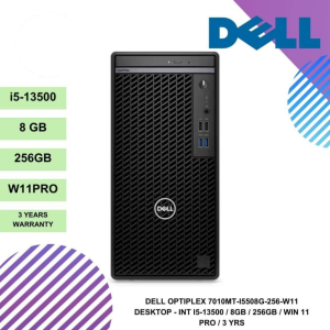 DELL OPTIPLEX 7010MT-I5508G-256-W11 DESKTOP - INT I5-13500 / 8GB / 256GB / WIN 11 PRO / 3 YRS