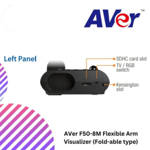 AVer F50-8M Flexible Arm Visualizer (Fold-able type)