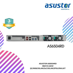 SHOPEELAZADA-2024-12-30T124620.720.png ASUSTOR AS6504RD 4BAY/2.1GHZ QC/8GB/2GLAN/2x2.5GLAN/2PSU/RAILKIT