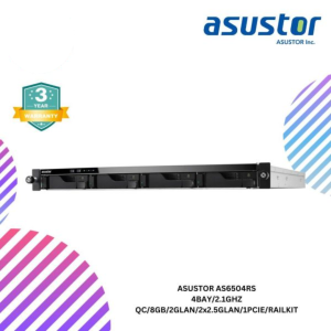 SHOPEELAZADA-2024-12-30T125443.408.png ASUSTOR AS6504RS 4BAY/2.1GHZ QC/8GB/2GLAN/2x2.5GLAN/1PCIE/RAILKIT