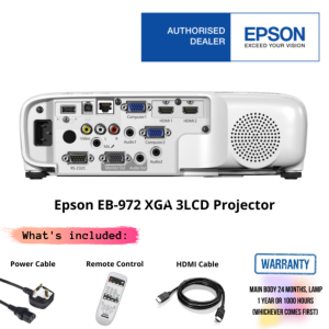 Epson EB-972 XGA 3LCD Projector
